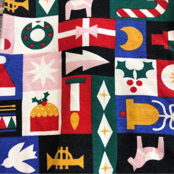 Hanna Andersson Christmas Holiday Winter Baby Girl Pajamas Size 3-6 Months - Picture 8 of 9